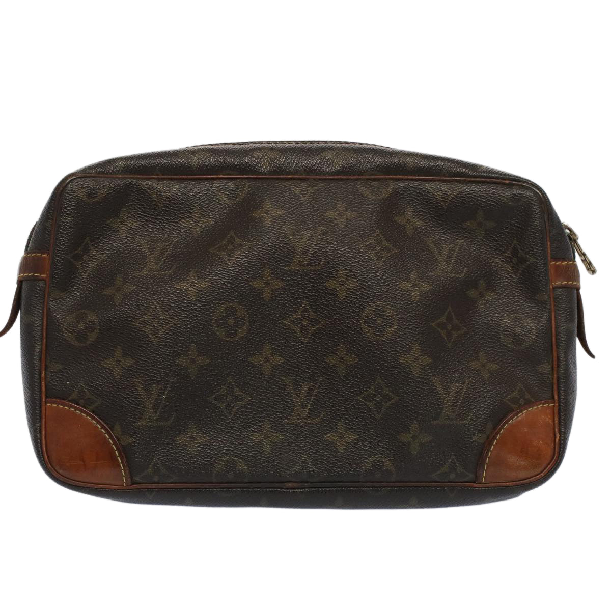 LOUIS VUITTON Monogram Compiegne 28 Clutch Bag M51845 LV Auth 51932 - 0