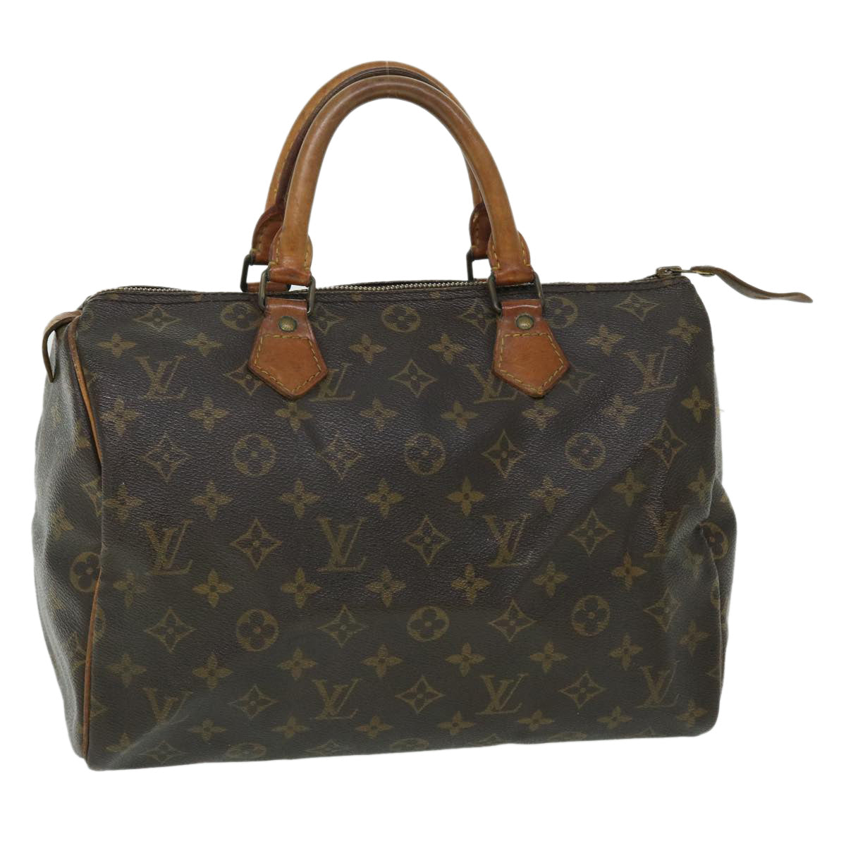 LOUIS VUITTON Monogram Speedy 30 Hand Bag M41526 LV Auth 51957