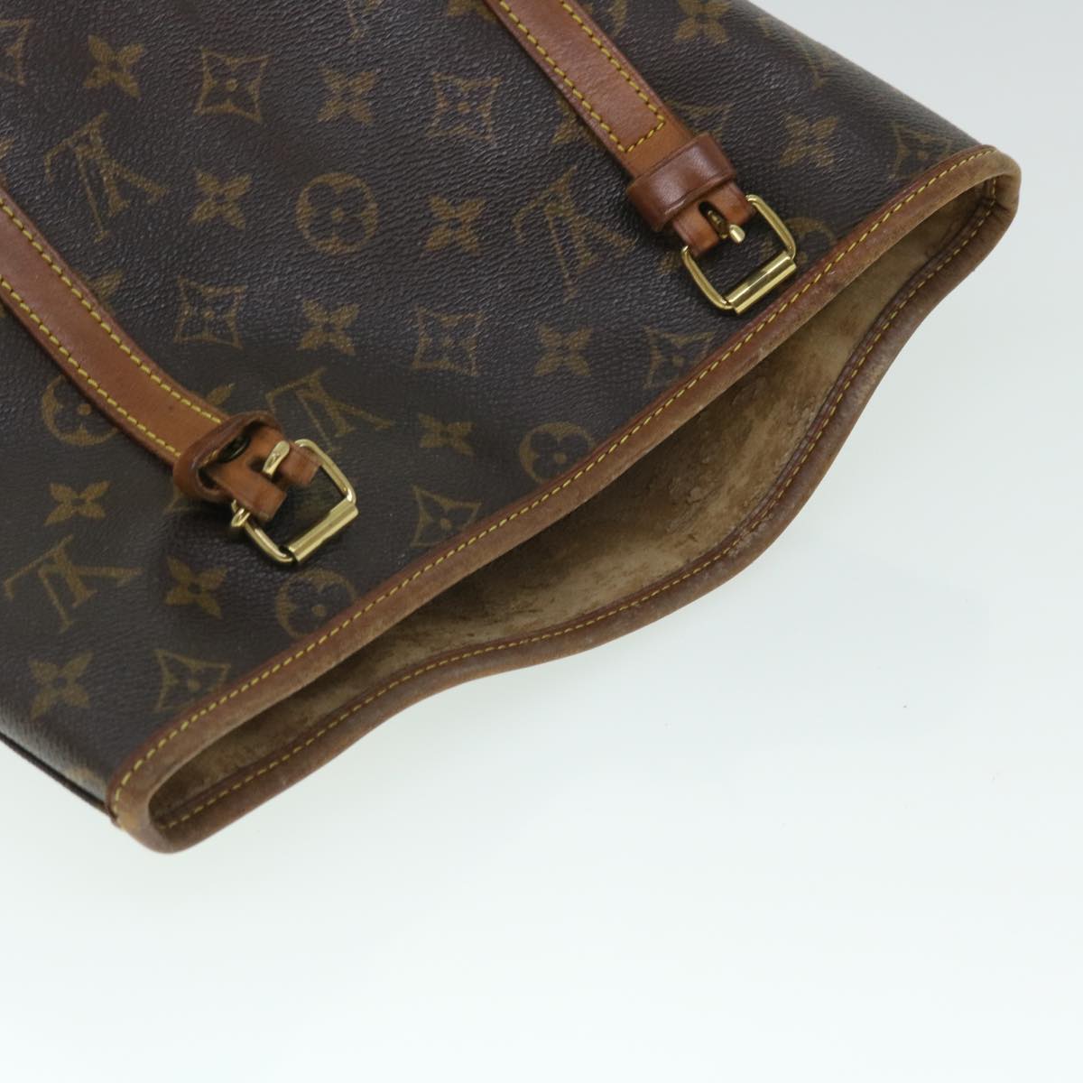 LOUIS VUITTON Monogram Bucket GM Shoulder Bag M42236 LV Auth 51959