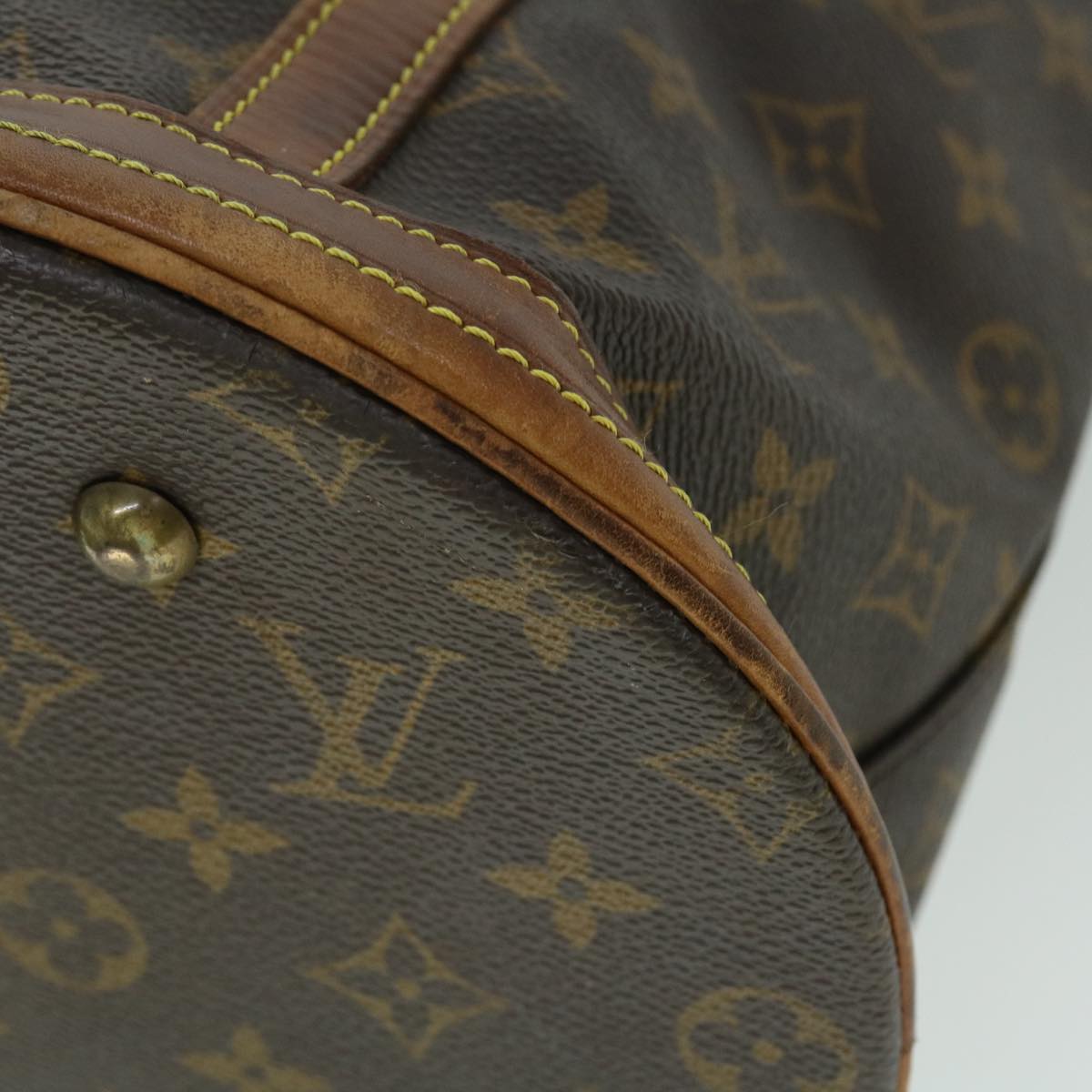 LOUIS VUITTON Monogram Bucket GM Shoulder Bag M42236 LV Auth 51959