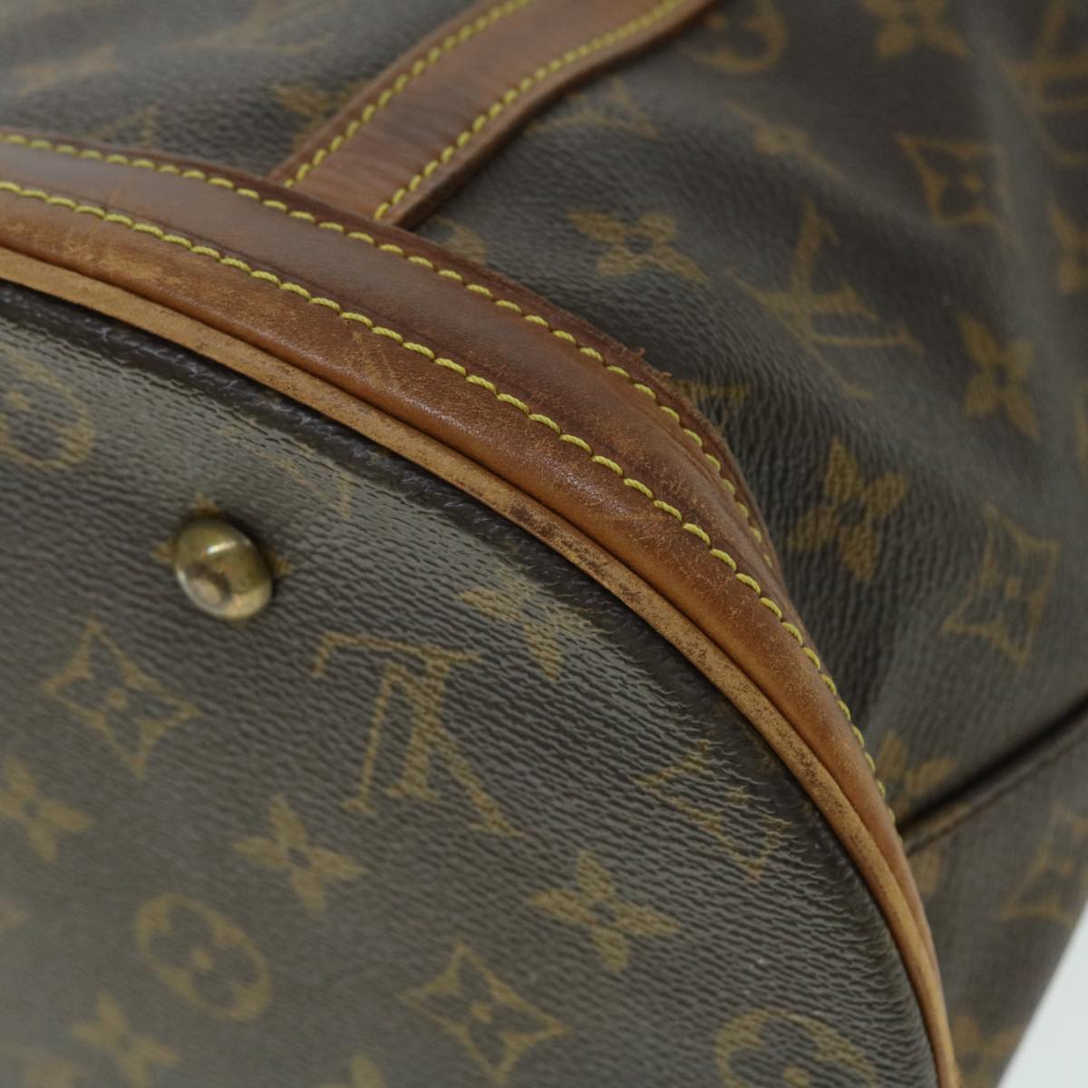 LOUIS VUITTON Monogram Bucket GM Shoulder Bag M42236 LV Auth 51959