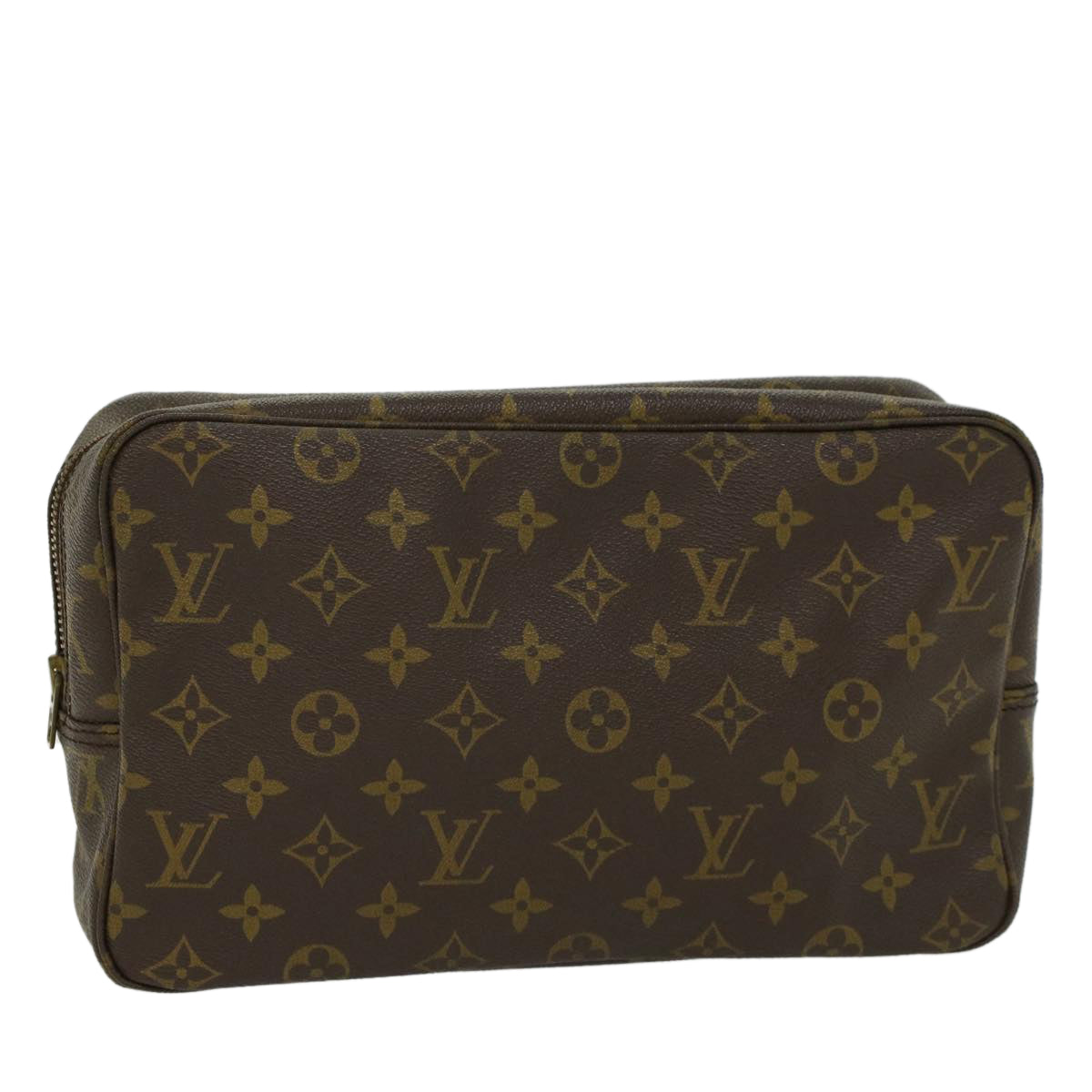 LOUIS VUITTON Monogram Trousse Toilette 28 Clutch Bag M47522 LV Auth 51985