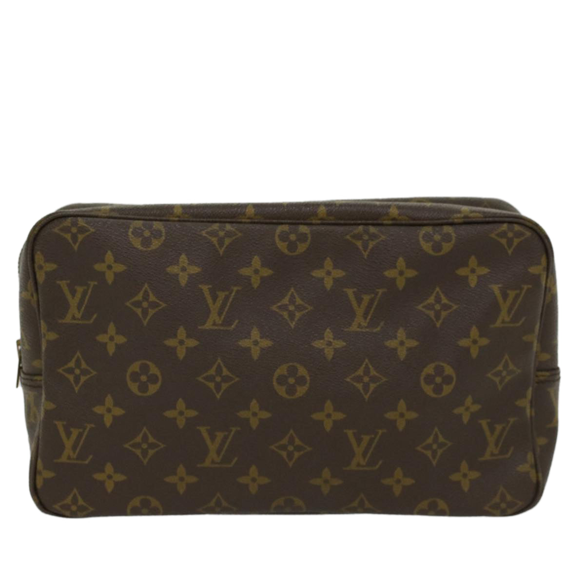 LOUIS VUITTON Monogram Trousse Toilette 28 Clutch Bag M47522 LV Auth 51985