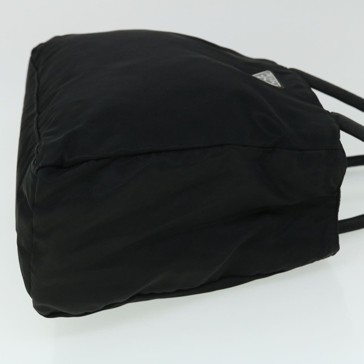 PRADA Hand Bag Nylon Black Auth 52020