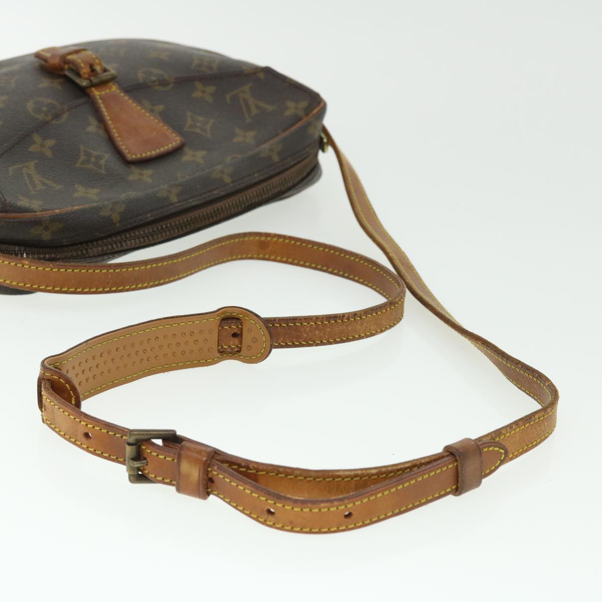 LOUIS VUITTON Monogram Jeune Fille MM Shoulder Bag M51226 LV Auth 52049