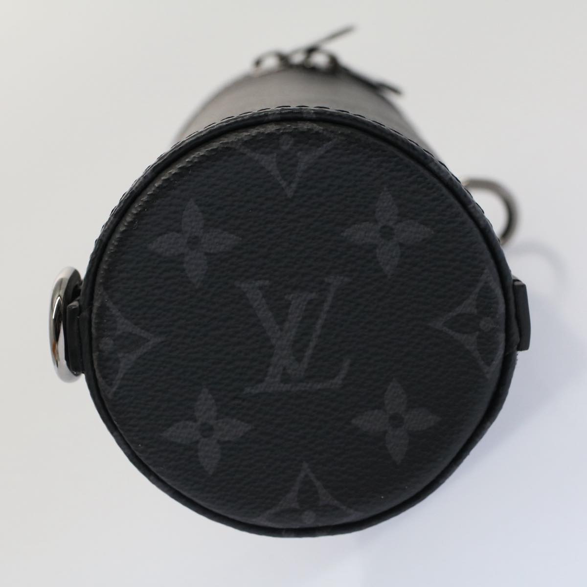 LOUIS VUITTON Monogram Eclipse Bottle Holder Porte Boutille GI0398 Auth 52074A