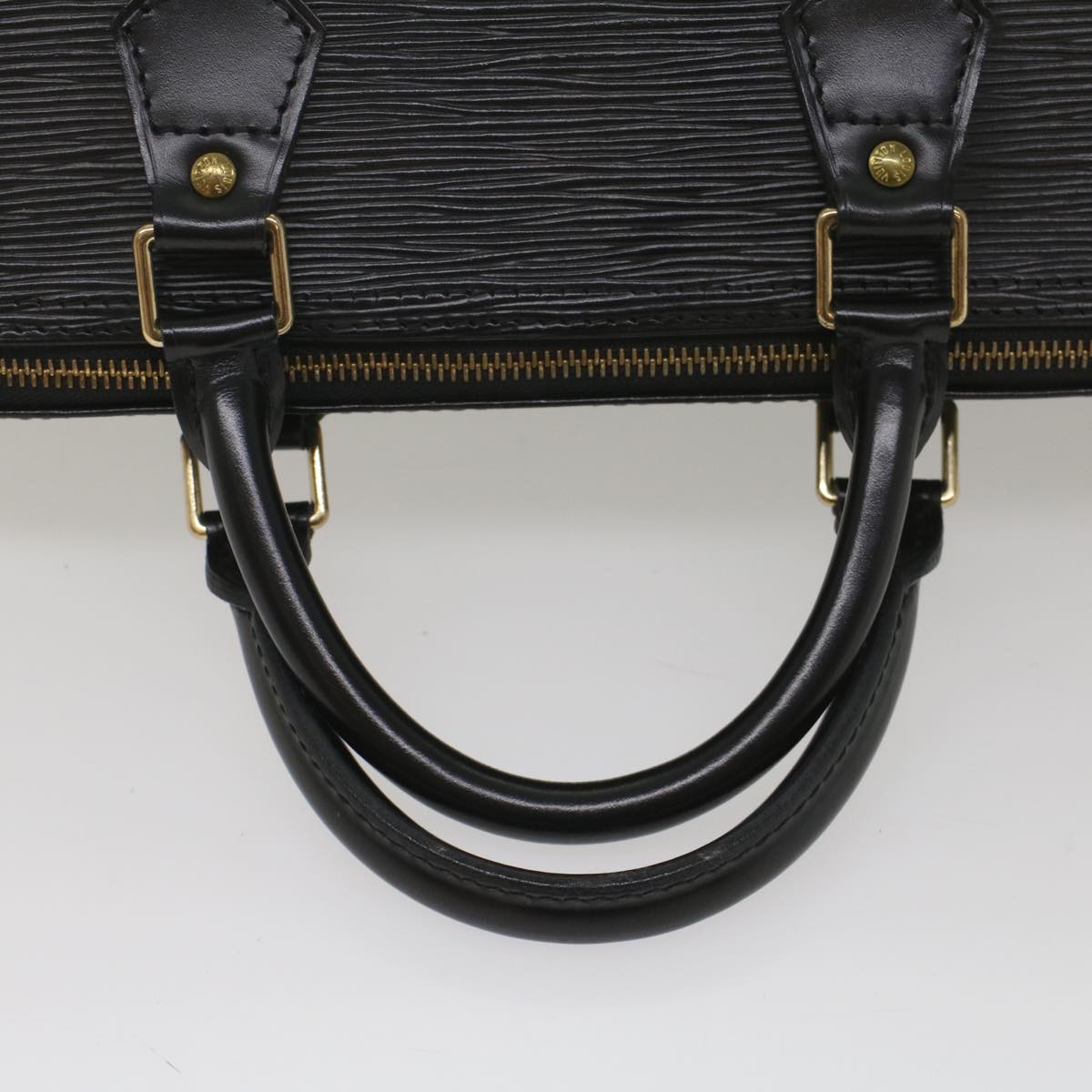 LOUIS VUITTON Epi Speedy 30 Hand Bag Noir Black M43002 LV Auth 52078