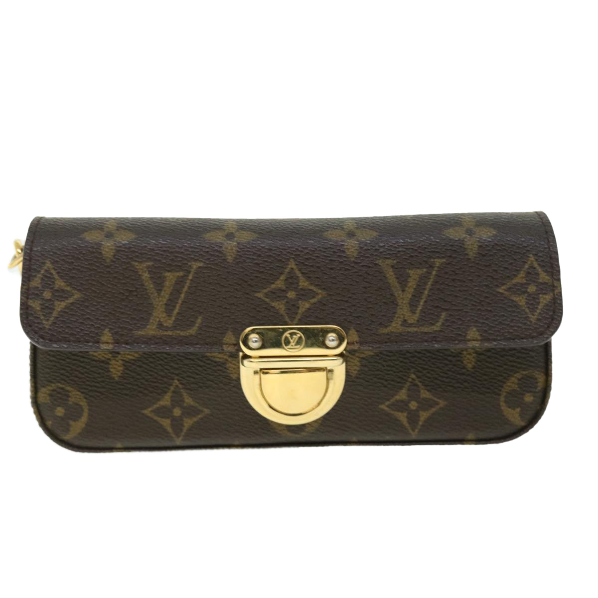 LOUIS VUITTON Monogram Pochette lagoon Glasses Case M60008 LV Auth 52097