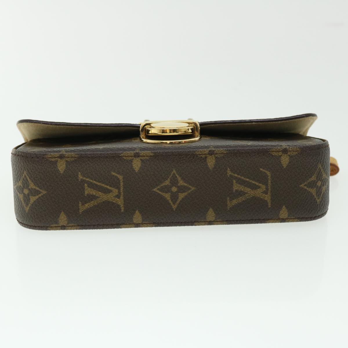 LOUIS VUITTON Monogram Pochette lagoon Glasses Case M60008 LV Auth 52097