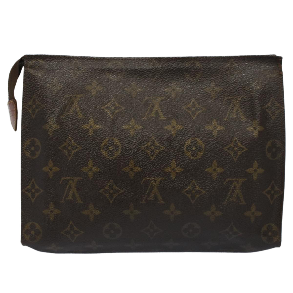 LOUIS VUITTON Monogram Poche Toilette 26 Pouch M47542 LV Auth 52105