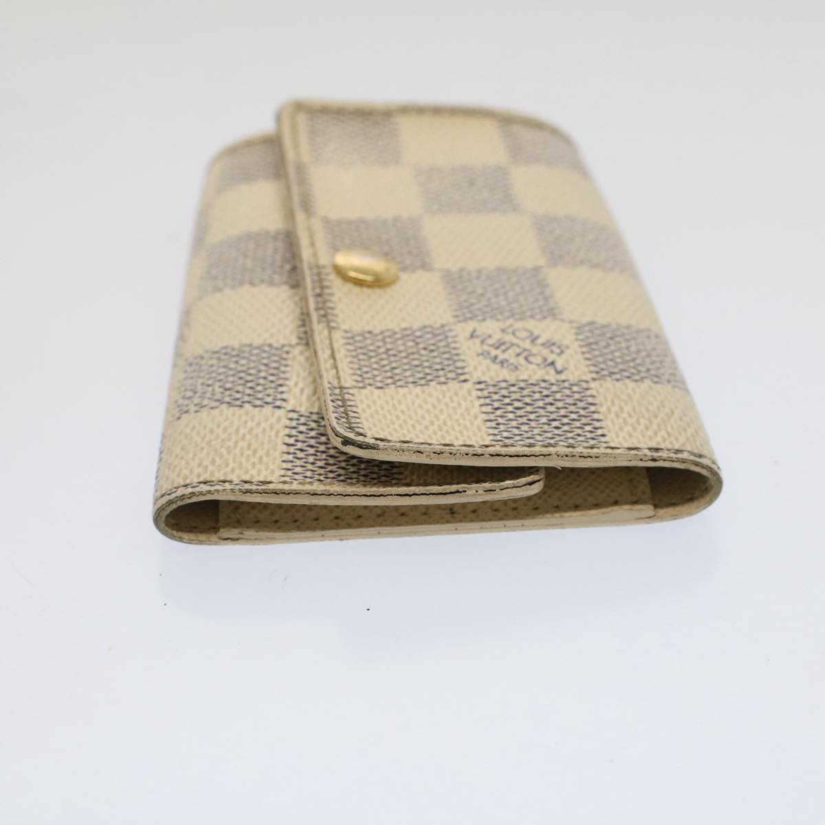 LOUIS VUITTON Damier Azur Multicles 6 Key Case N61745 LV Auth 52150