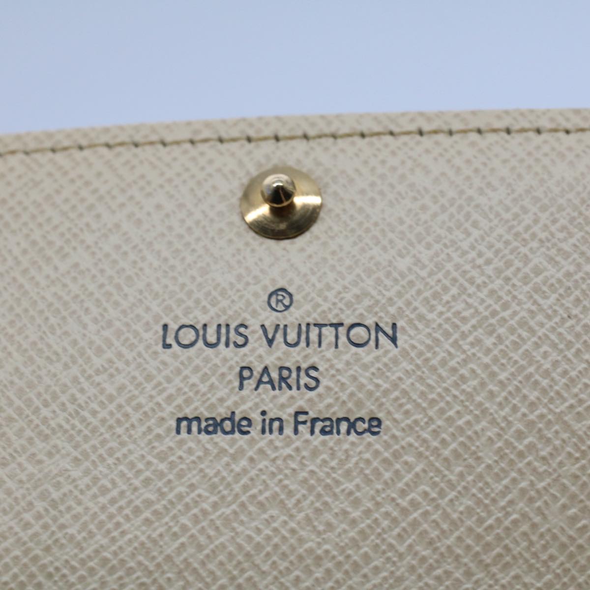 LOUIS VUITTON Damier Azur Multicles 6 Key Case N61745 LV Auth 52169