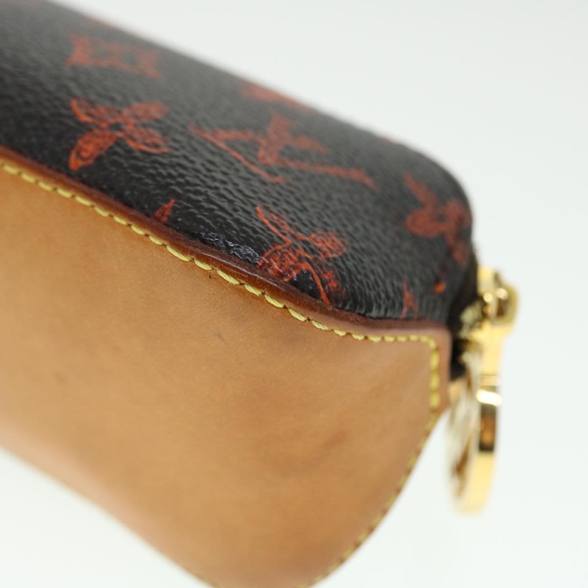 LOUIS VUITTON Catgram Trousse Elizabeth Pen Case GI0357 LV Auth 52176