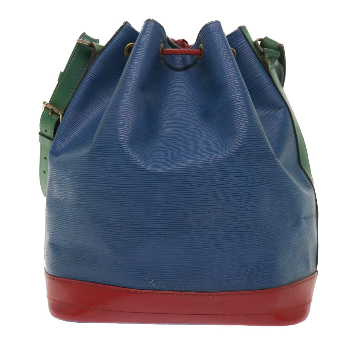 LOUIS VUITTON Epi Tricolor Noe Shoulder Bag Blue Red Green M44082 LV Auth 52239 - 0