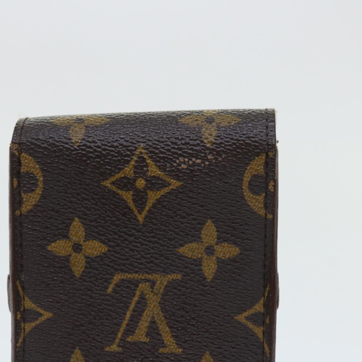 LOUIS VUITTON Monogram Etui Lunette Rabat Glasses Case M62970 LV Auth 52277