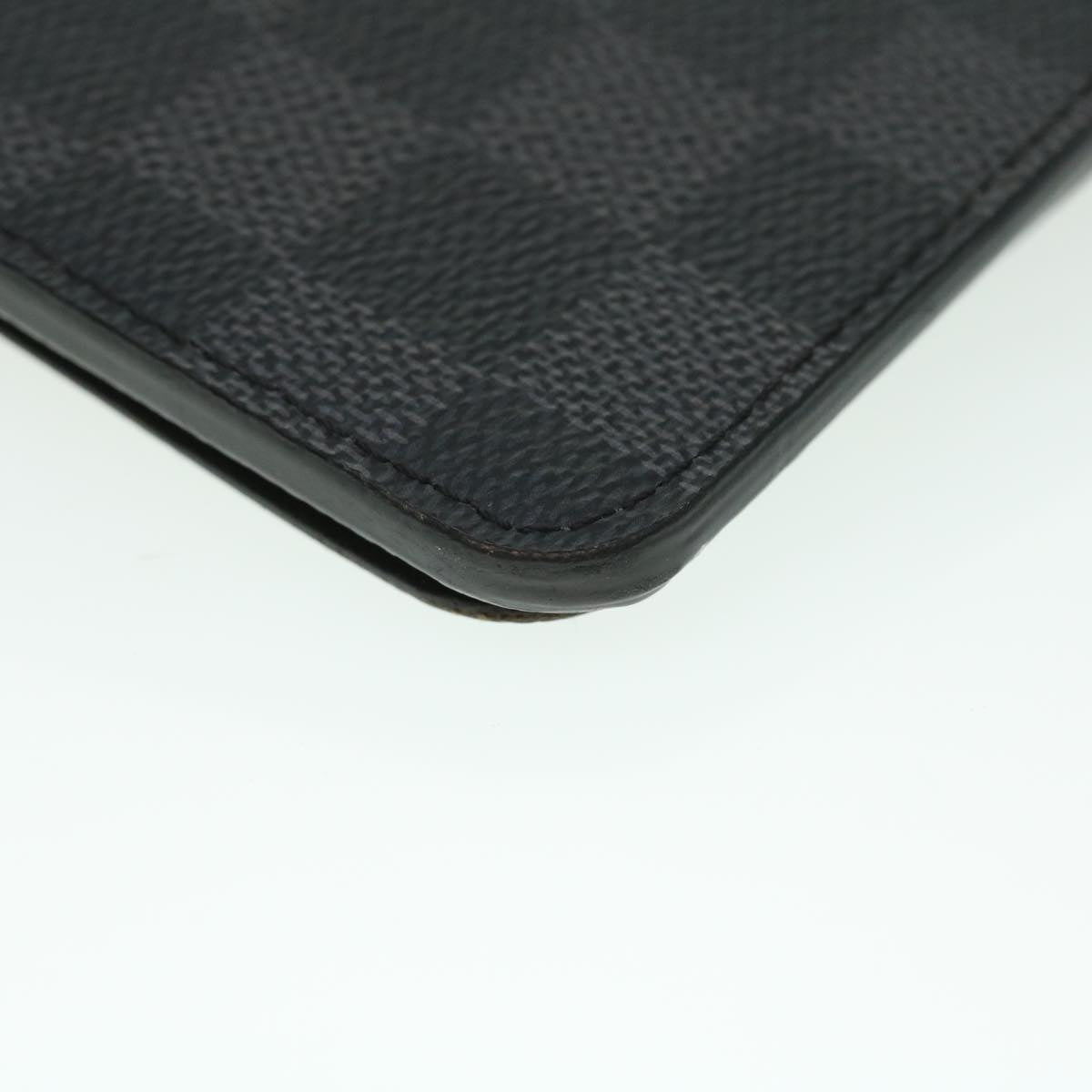 LOUIS VUITTON Damier Graphite Folio iPad Case N60048 LV Auth 52304