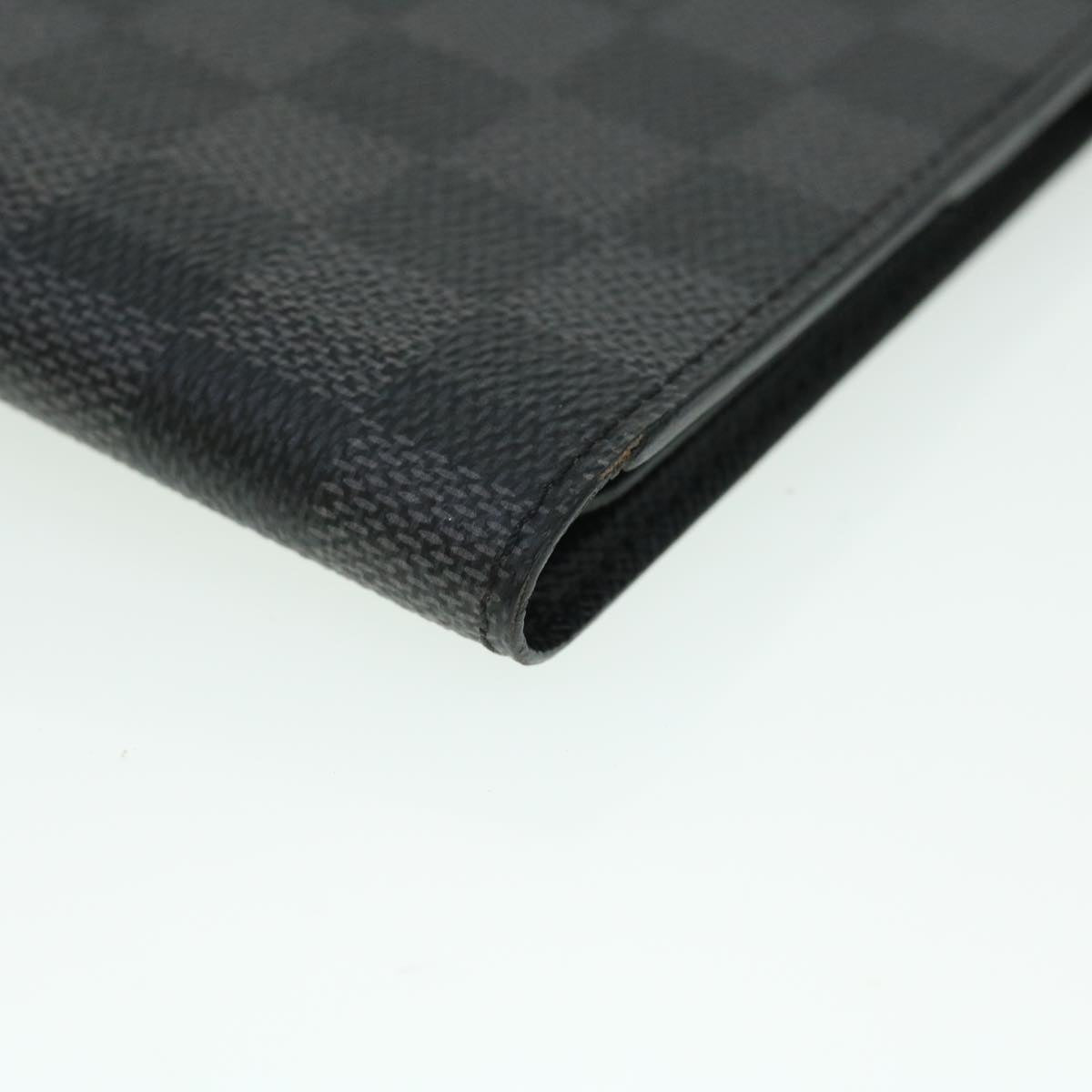 LOUIS VUITTON Damier Graphite Folio iPad Case N60048 LV Auth 52304