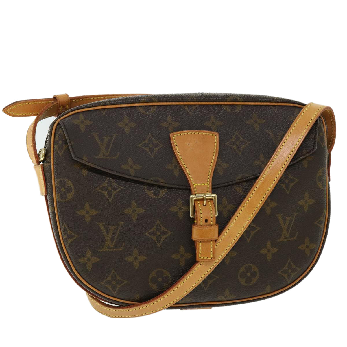 LOUIS VUITTON Monogram Jeune Fille MM Shoulder Bag M51226 LV Auth 52312