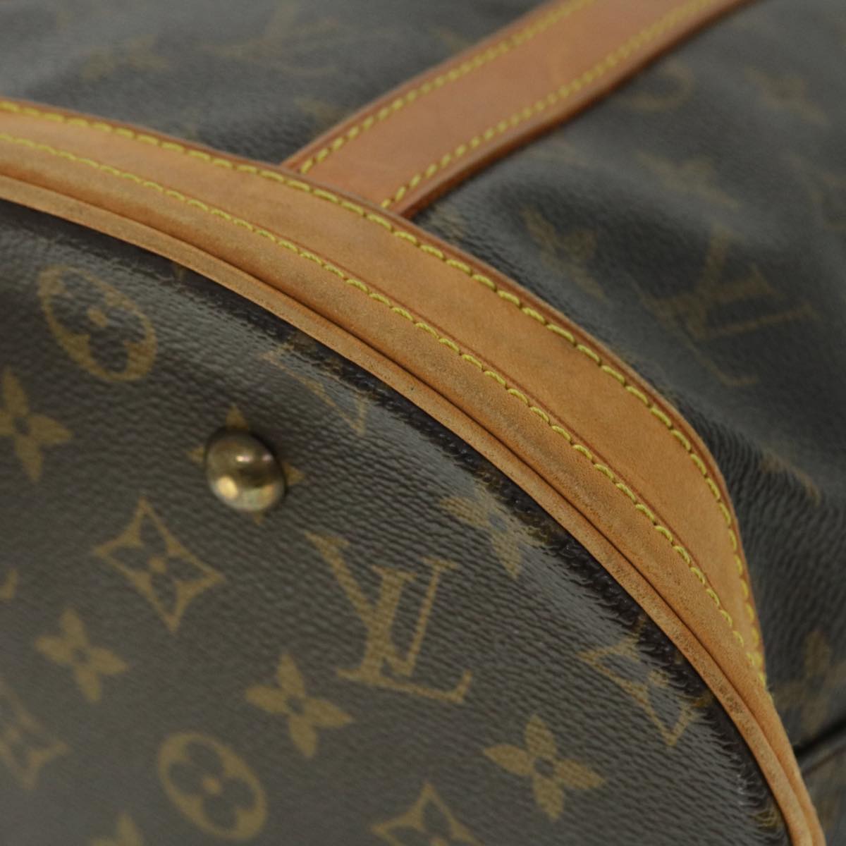 LOUIS VUITTON Monogram Bucket GM Shoulder Bag Vintage M42236 LV Auth 52333