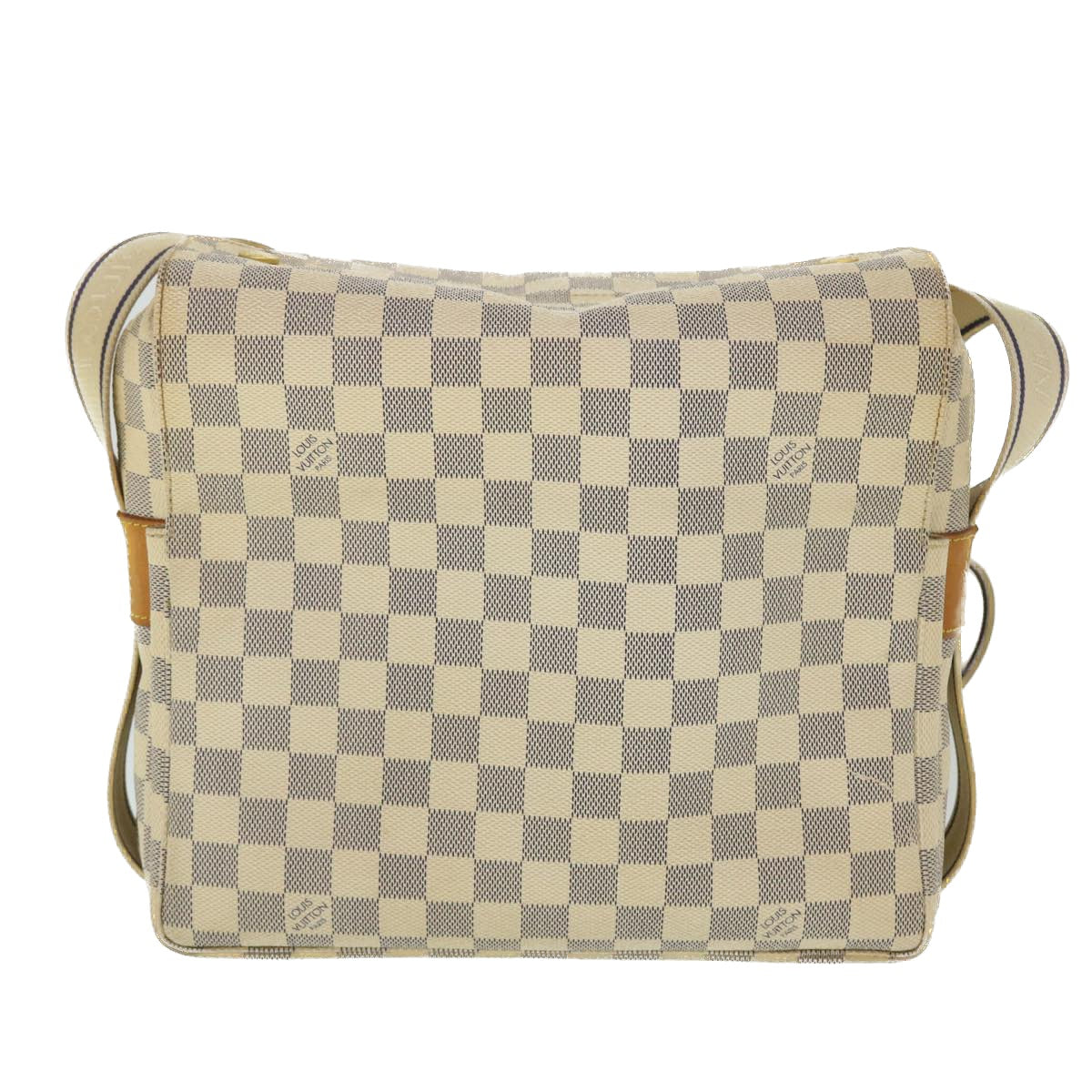 LOUIS VUITTON Damier Azur Naviglio Shoulder Bag N51189 LV Auth 52348 - 0