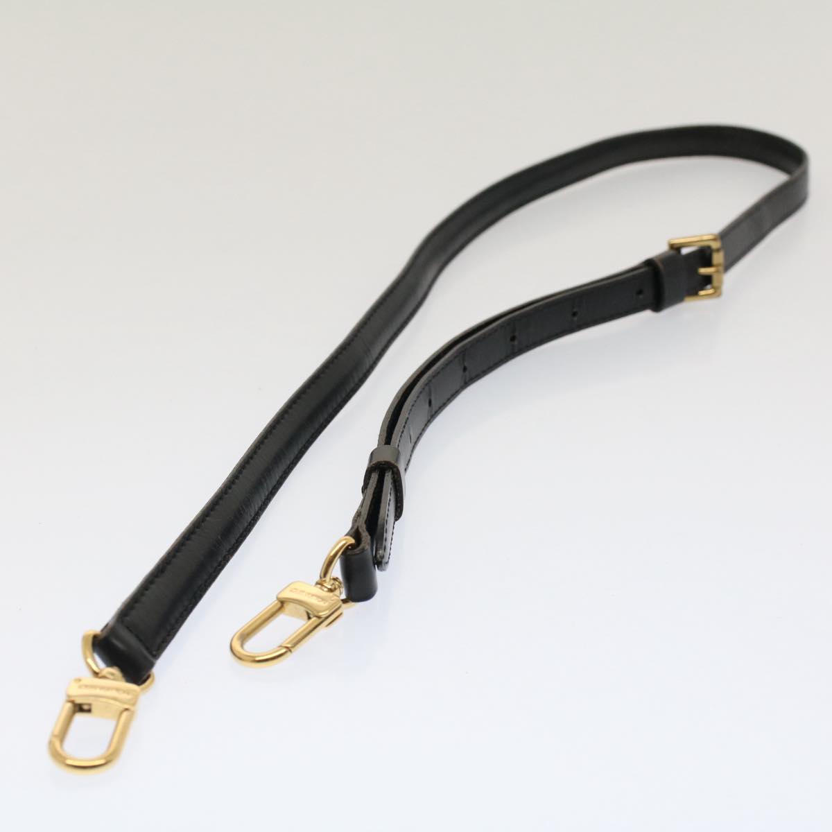 LOUIS VUITTON Epi Adjustable Shoulder Strap 38.6""-45.7"" Black LV Auth 52355