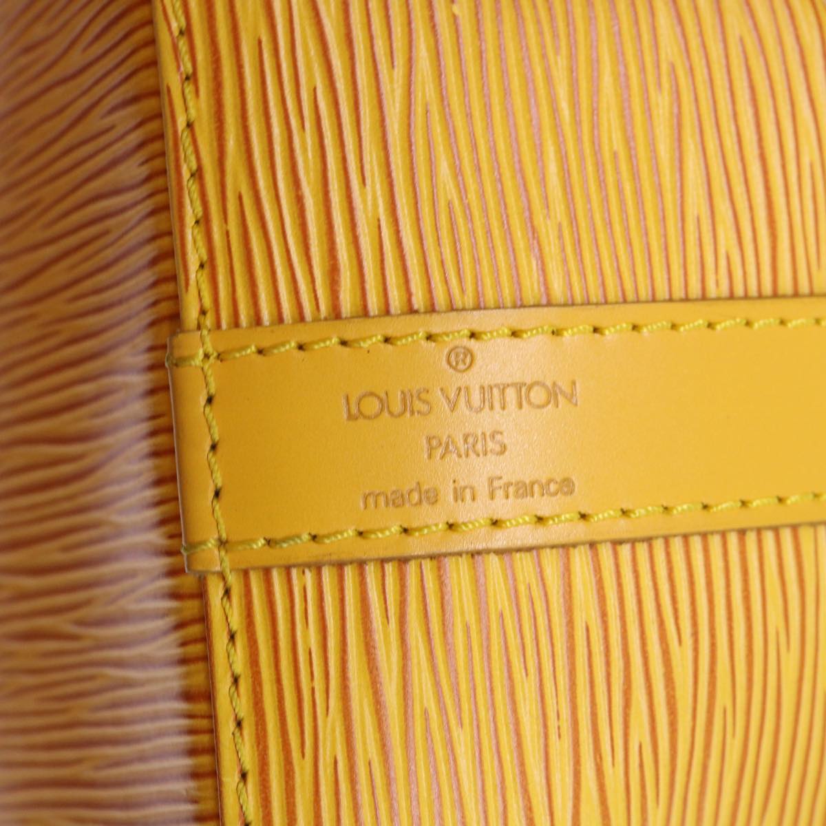 LOUIS VUITTON Epi Petit Noe Shoulder Bag Tassili Yellow M44109 LV Auth 52382