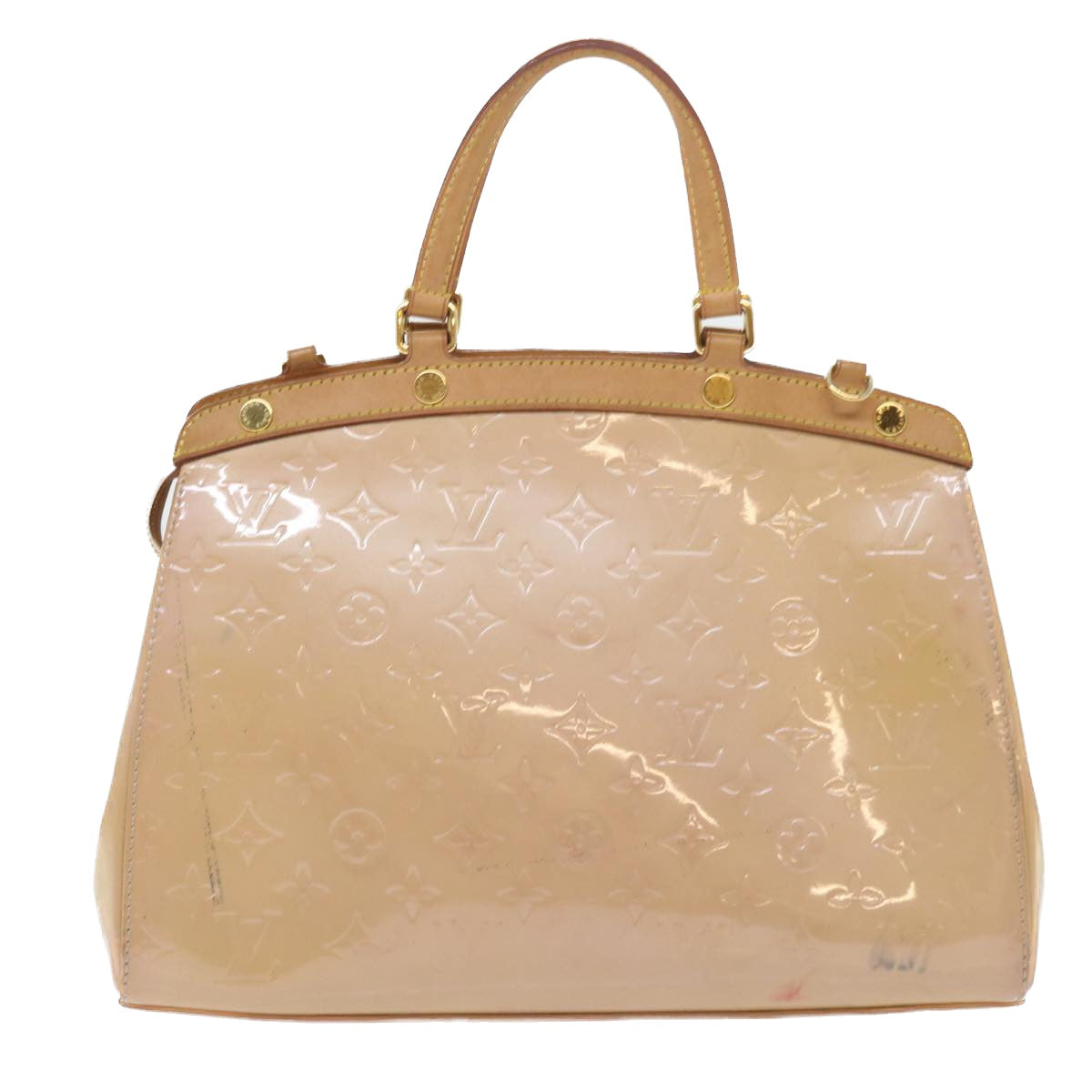 LOUIS VUITTON Monogram Vernis Blair MM Hand Bag Rose Florentin M91621 Auth 52404 - 0