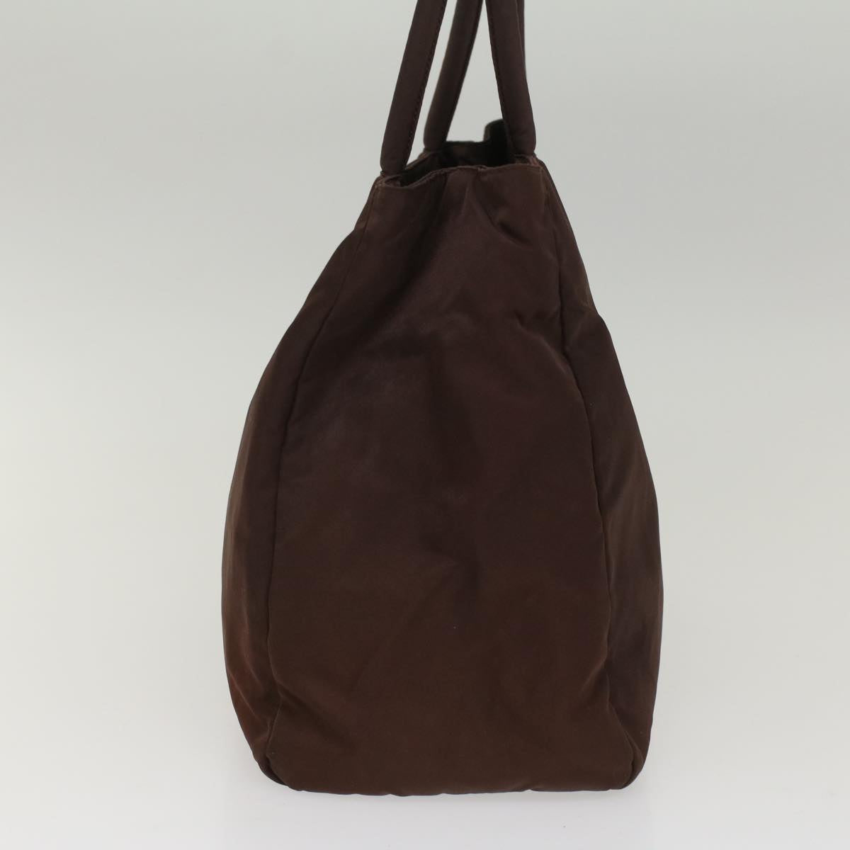 PRADA Tote Bag Nylon Brown Auth 52425