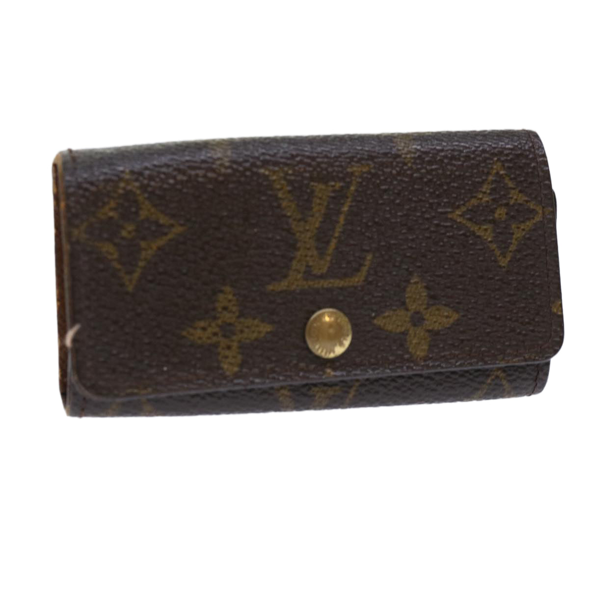 LOUIS VUITTON Monogram Multicles 4 Key Case M69517 LV Auth 52458