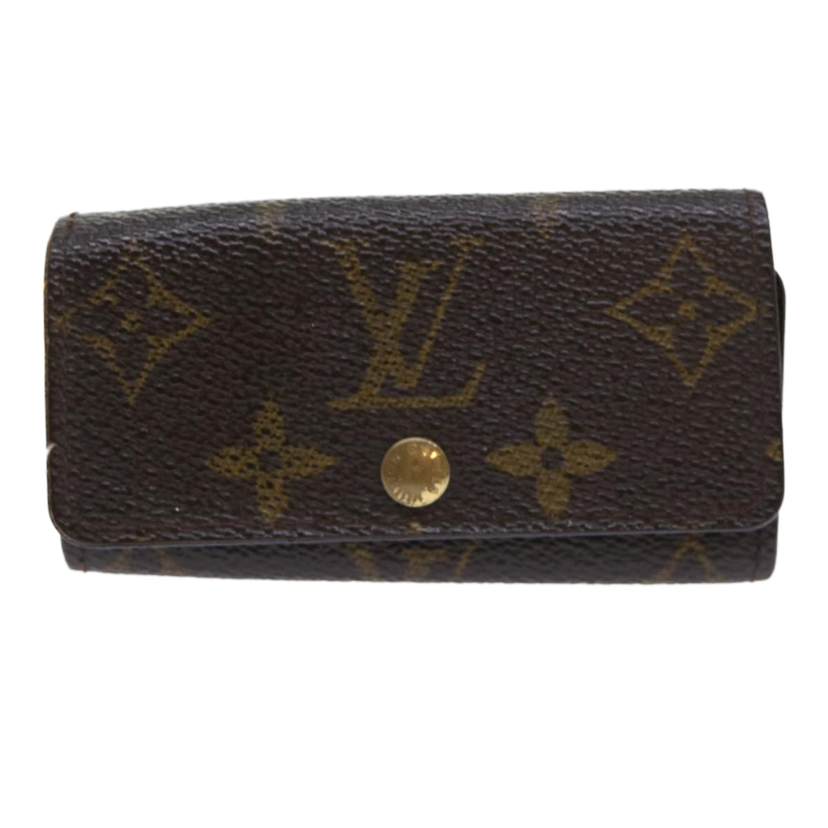 LOUIS VUITTON Monogram Multicles 4 Key Case M69517 LV Auth 52458