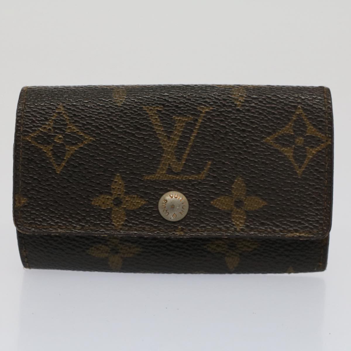 LOUIS VUITTON Monogram Key Case 5Set LV Auth 52479