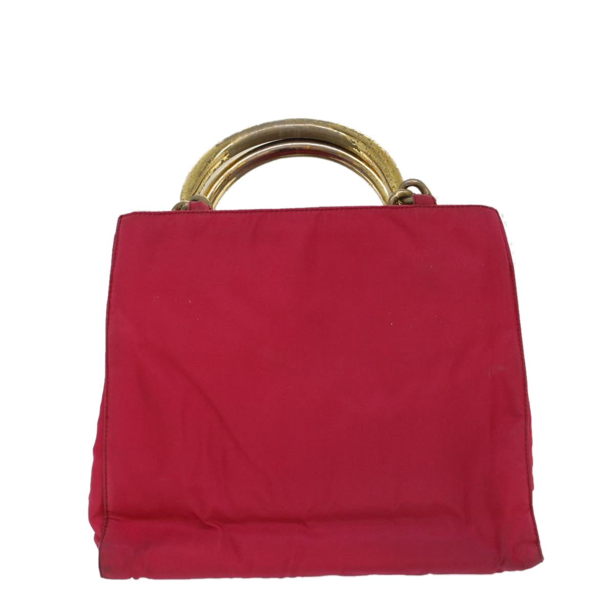 PRADA Hand Bag Nylon Pink Auth 52499 - 0