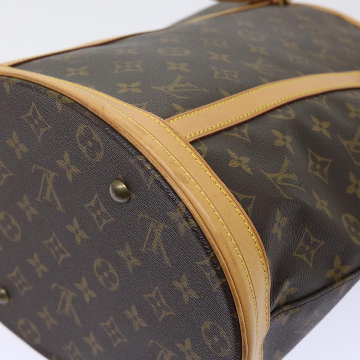 LOUIS VUITTON Monogram Bucket GM Shoulder Bag M42236 LV Auth 52506