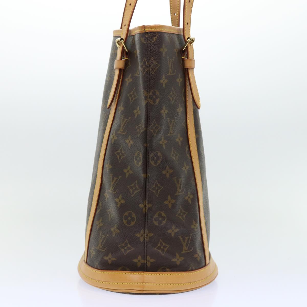 LOUIS VUITTON Monogram Bucket GM Shoulder Bag M42236 LV Auth 52506