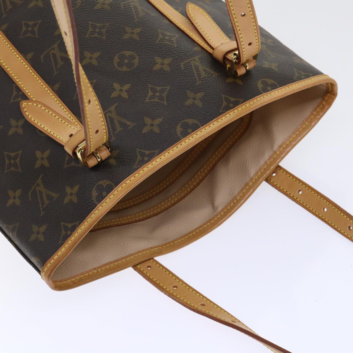 LOUIS VUITTON Monogram Bucket GM Shoulder Bag M42236 LV Auth 52506