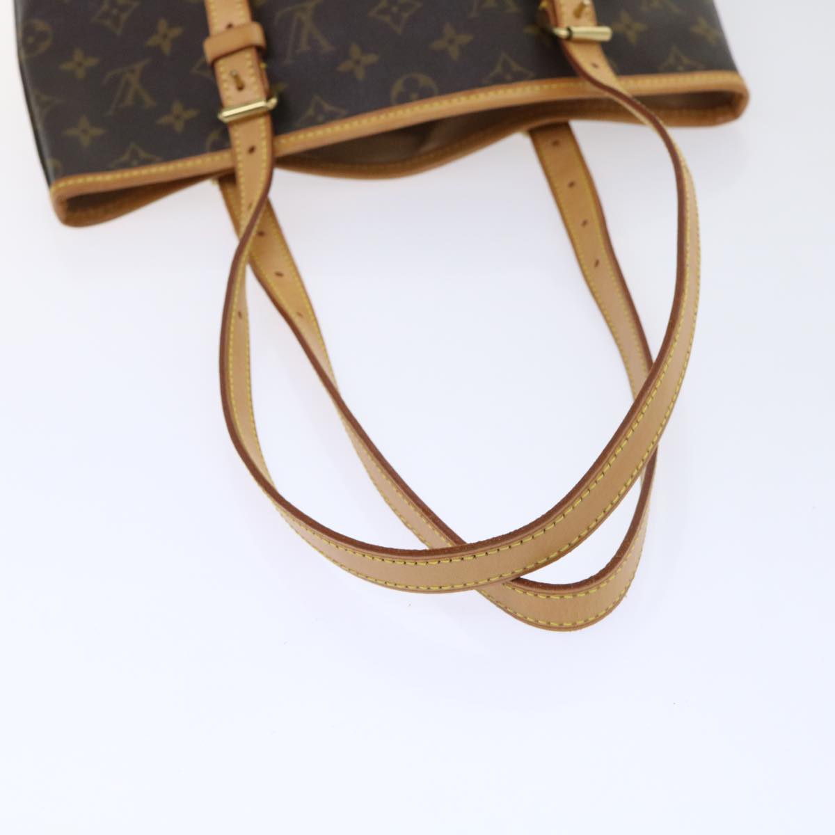 LOUIS VUITTON Monogram Bucket GM Shoulder Bag M42236 LV Auth 52506