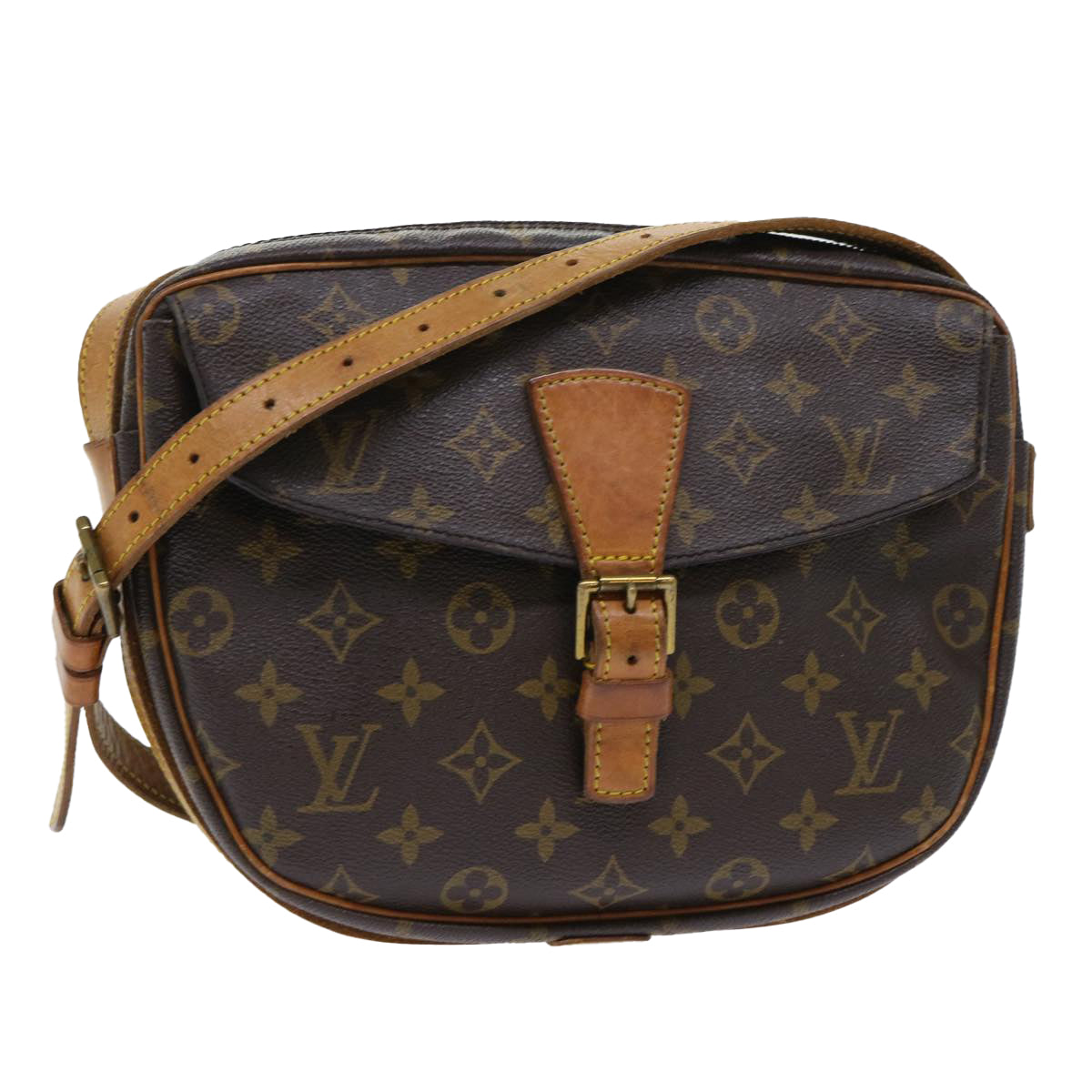 LOUIS VUITTON Monogram Jeune Fille MM Shoulder Bag M51226 LV Auth 52507