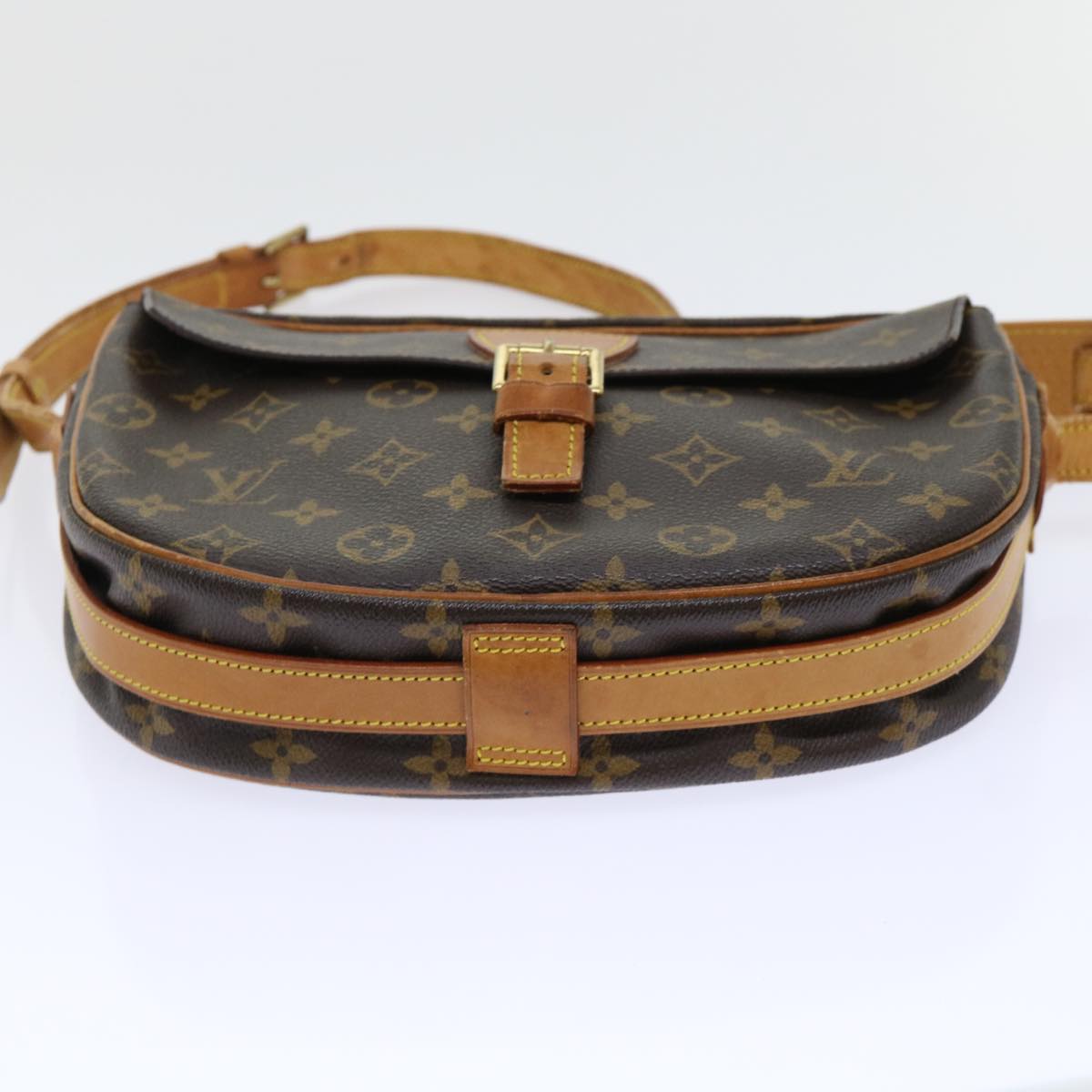 LOUIS VUITTON Monogram Jeune Fille MM Shoulder Bag M51226 LV Auth 52508