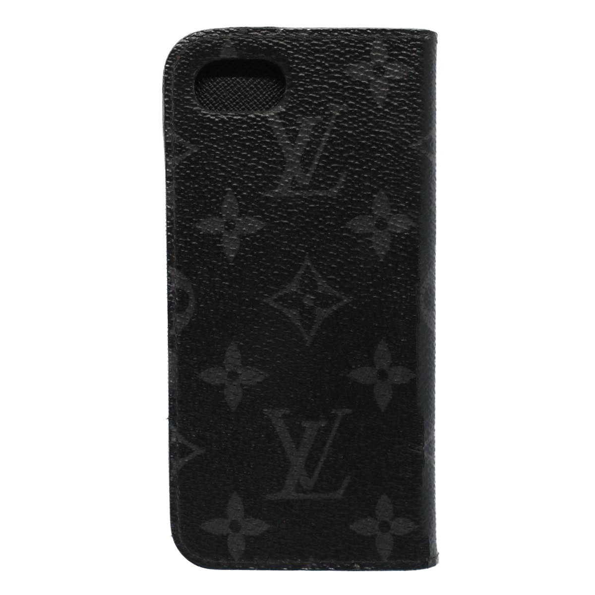 LOUIS VUITTON Monogram Eclipse iPhone 8 Case M62640 LV Auth 52534 - 0