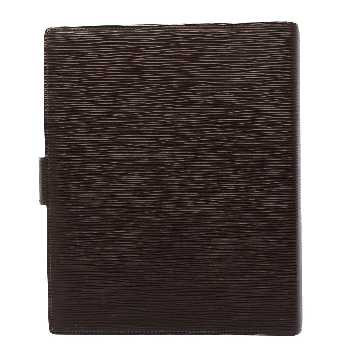 LOUIS VUITTON Epi Agenda GM Day Planner Cover Mocha Brown R2006D LV Auth 52536 - 0