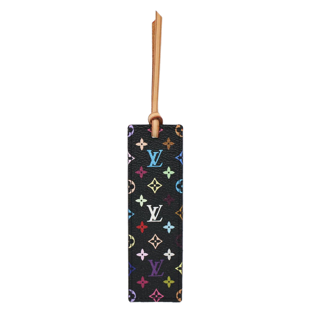 LOUIS VUITTON Monogram Multicolor Mark Page Kadu Bookmark M99197 LV Auth 52575