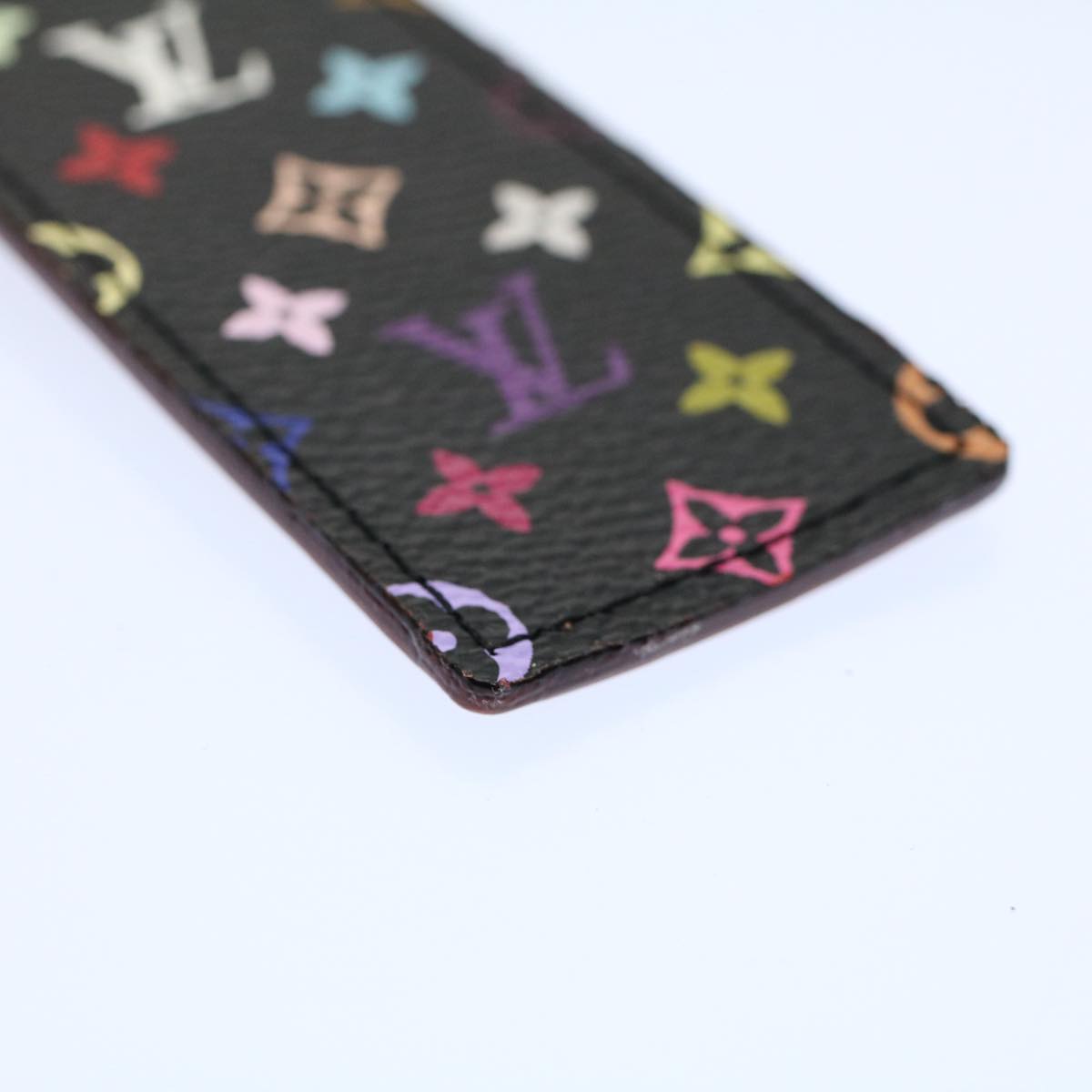 LOUIS VUITTON Monogram Multicolor Mark Page Kadu Bookmark M99197 LV Auth 52575