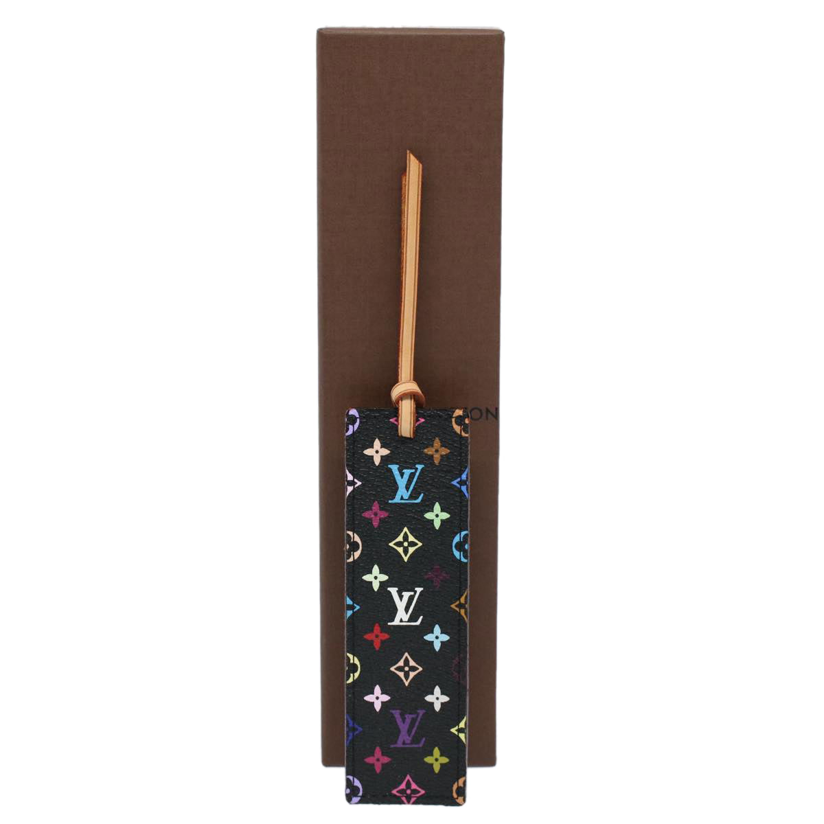 LOUIS VUITTON Monogram Multicolor Mark Page Kadu Bookmark M99197 LV Auth 52575