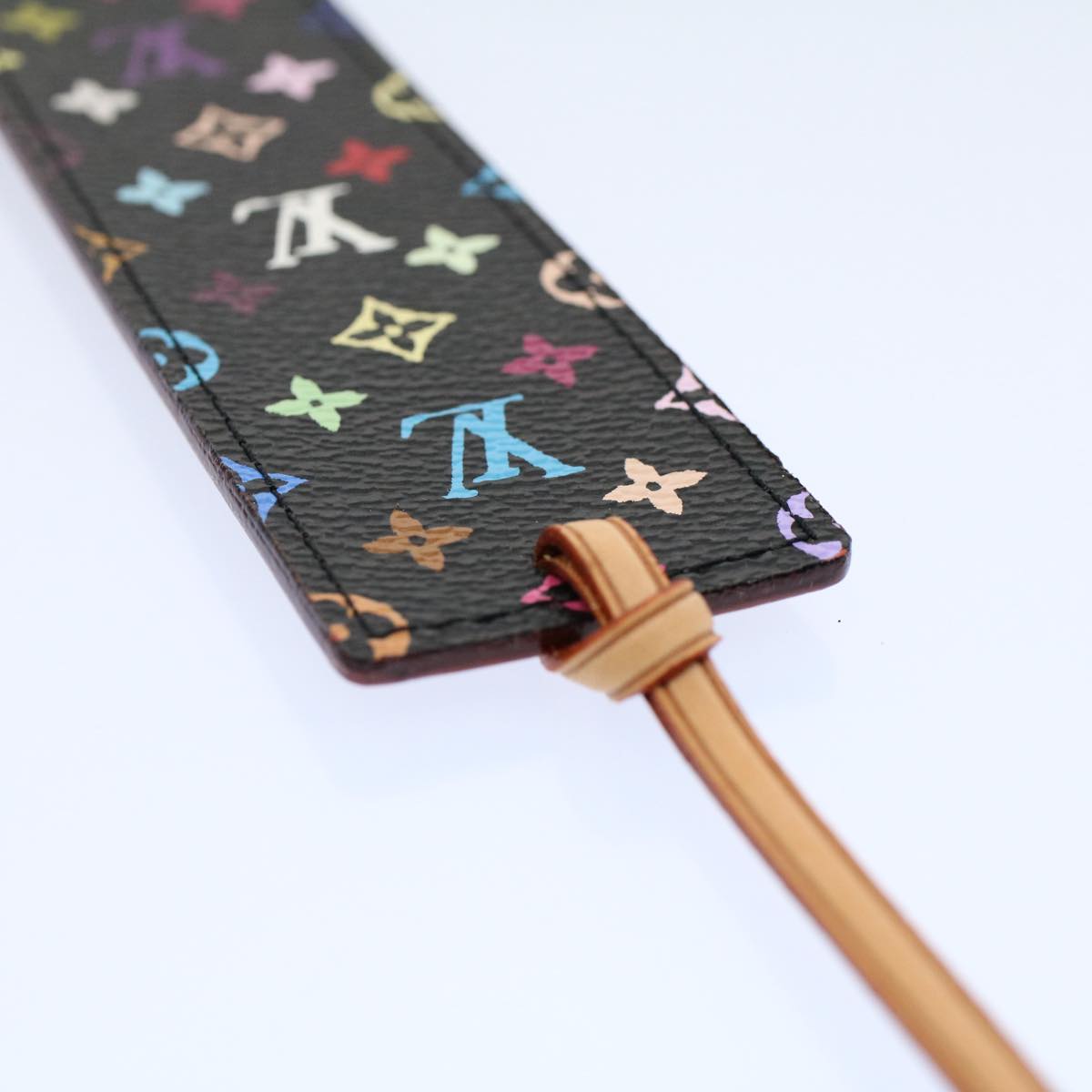 LOUIS VUITTON Monogram Multicolor Mark Page Kadu Bookmark M99197 LV Auth 52575