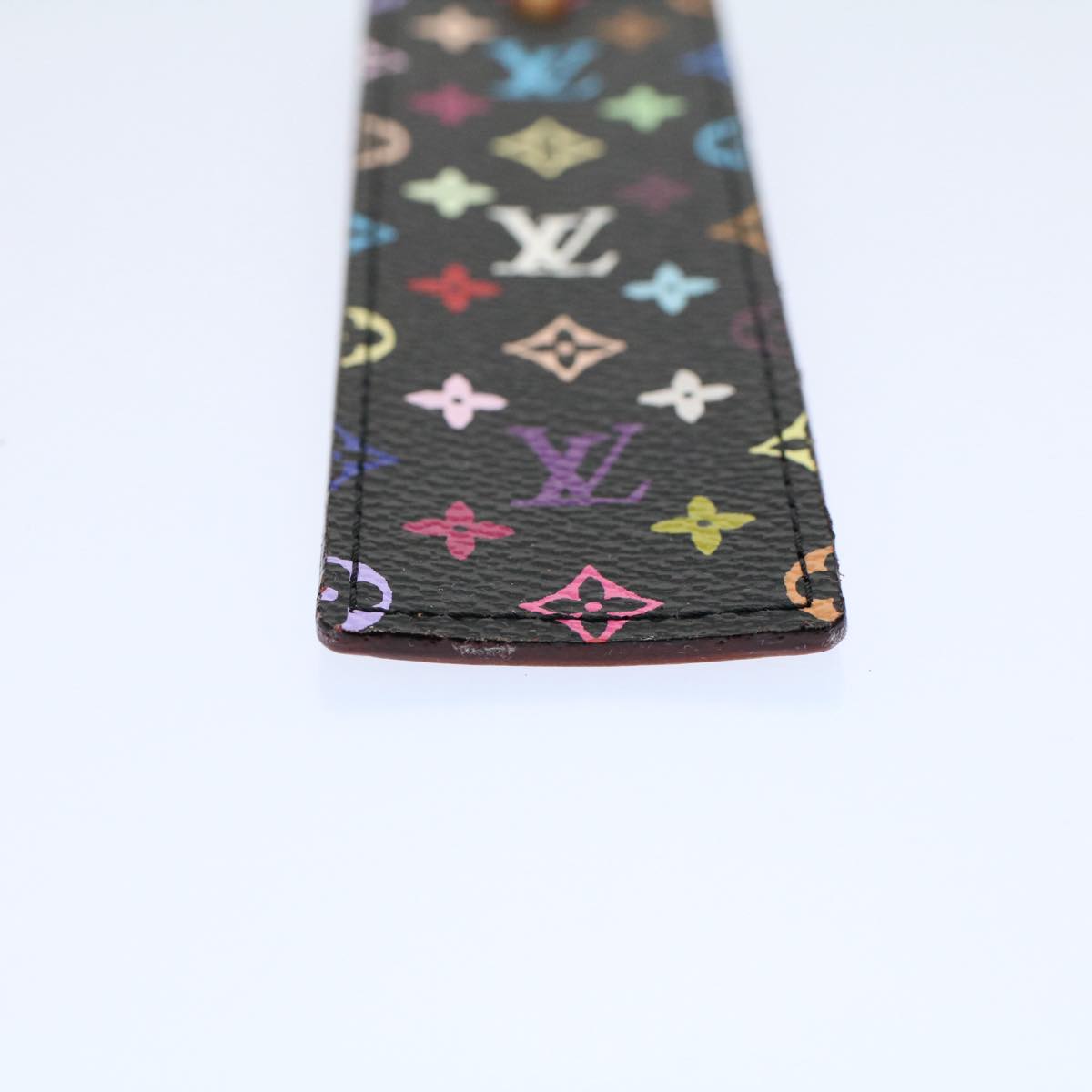 LOUIS VUITTON Monogram Multicolor Mark Page Kadu Bookmark M99197 LV Auth 52575