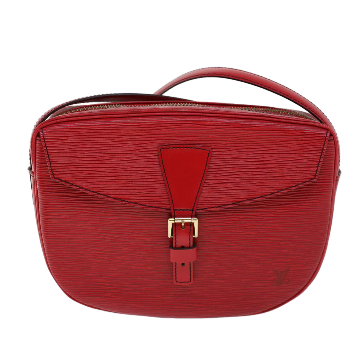 LOUIS VUITTON Epi Jeune Fille Shoulder Bag Red M52157 LV Auth 52586