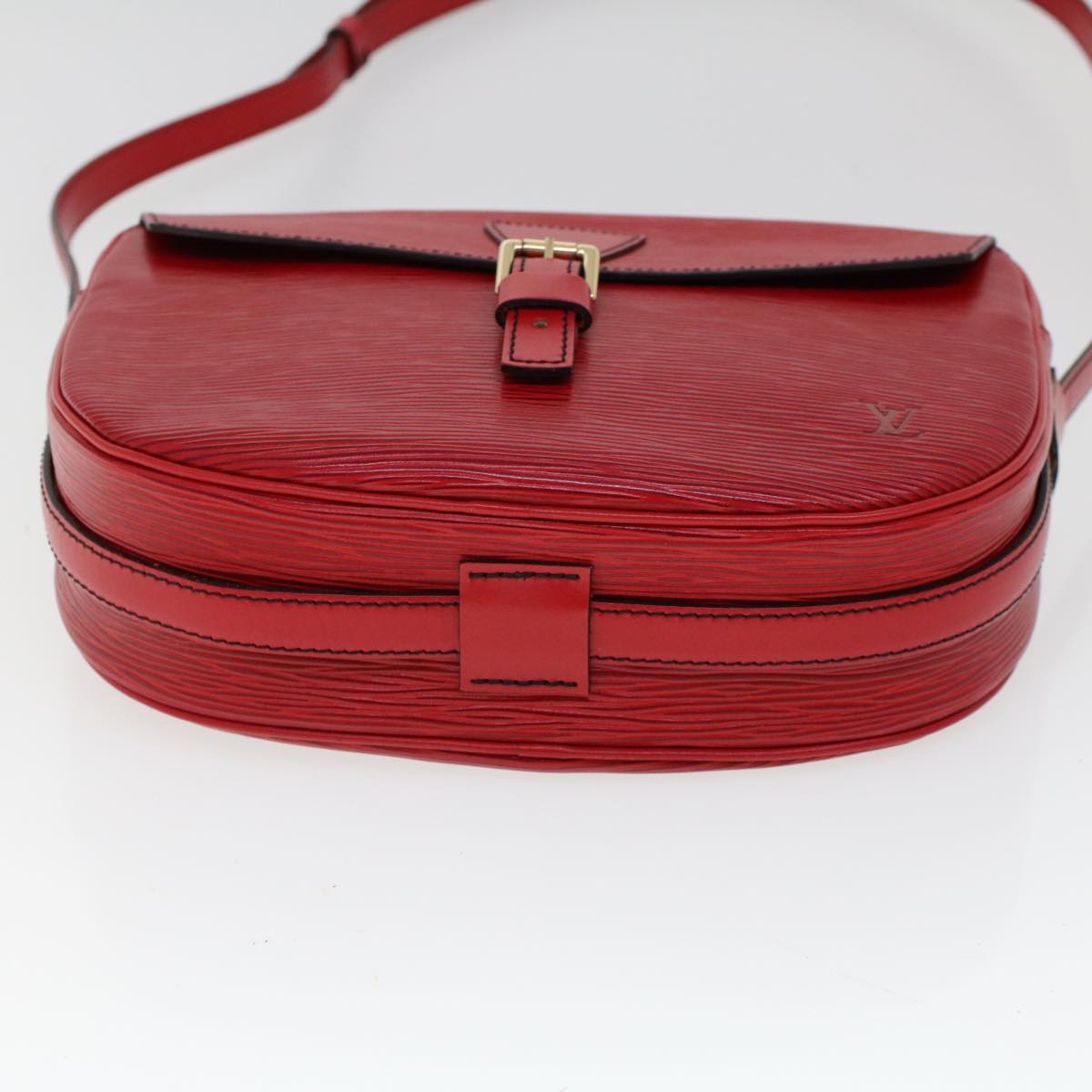 LOUIS VUITTON Epi Jeune Fille Shoulder Bag Red M52157 LV Auth 52586