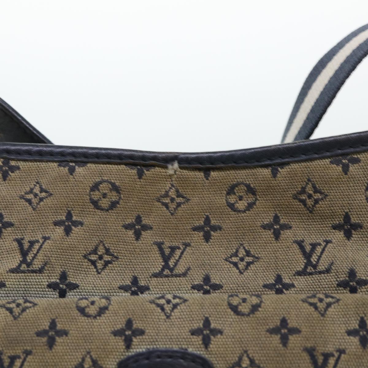 LOUIS VUITTON Monogram Mini Buzas Marie Kate Shoulder Bag Blue M92320 Auth 52594