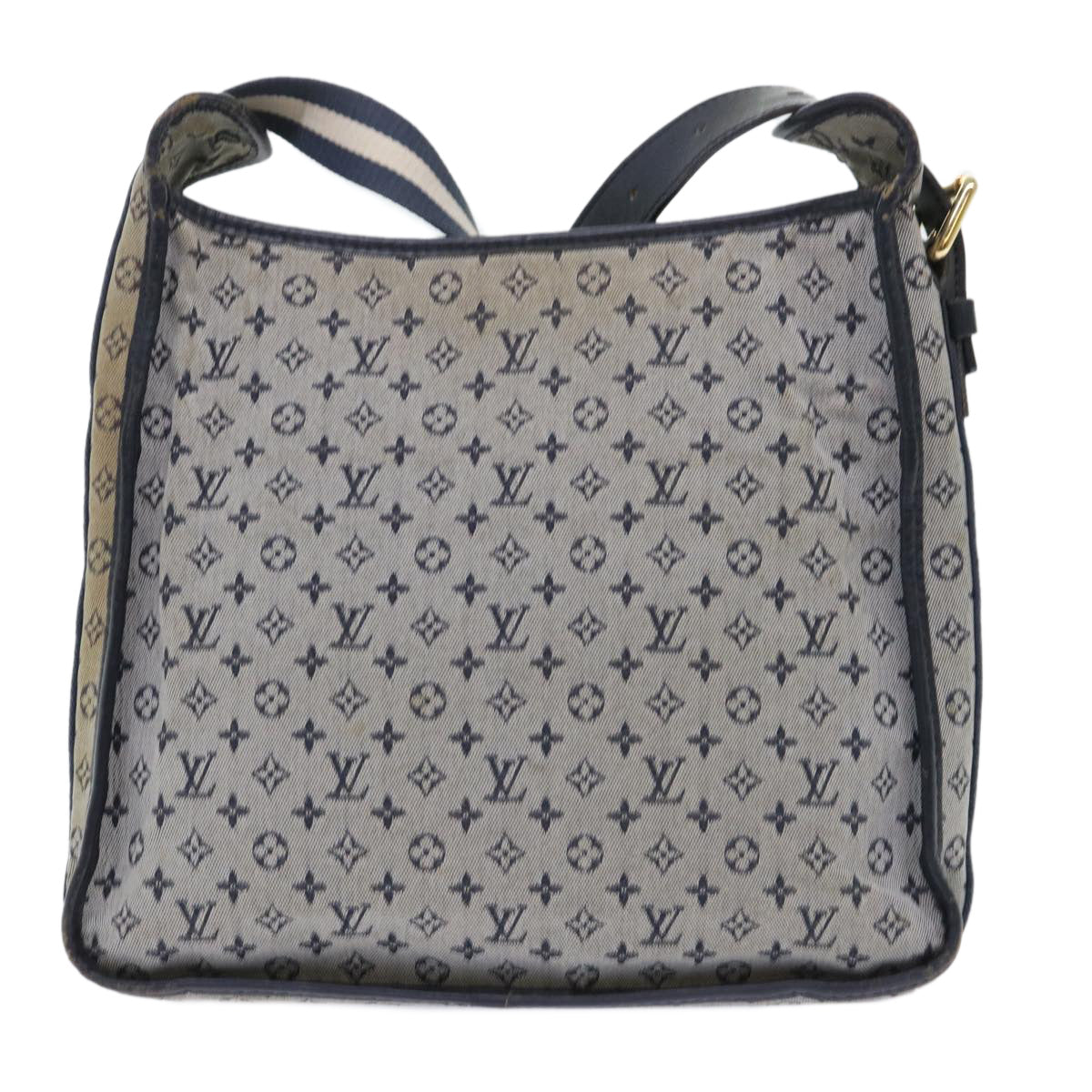 LOUIS VUITTON Monogram Mini Buzas Marie Kate Shoulder Bag Blue M92320 Auth 52594