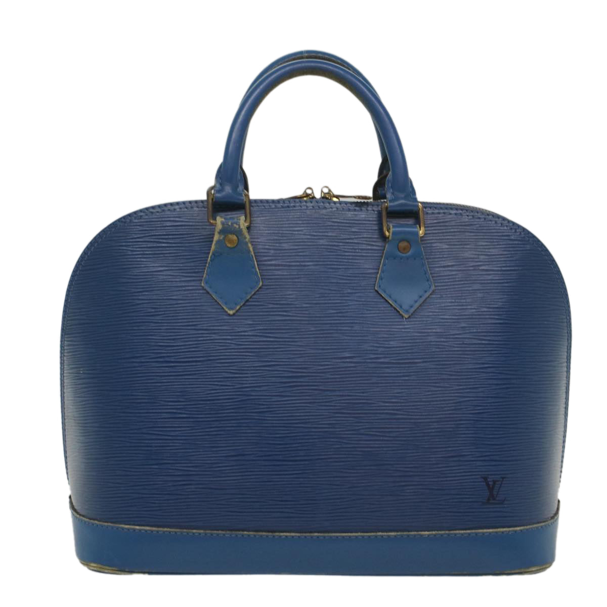 LOUIS VUITTON Epi Alma Hand Bag Toledo Blue M52145 LV Auth 52597